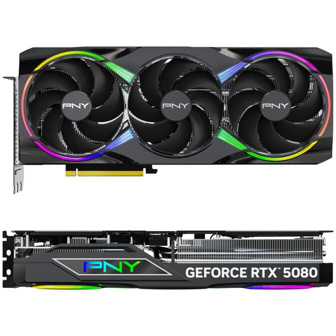 PNY GeForce RTX 5080 Epic-X OC, 16384 MB GDDR7 image number 2