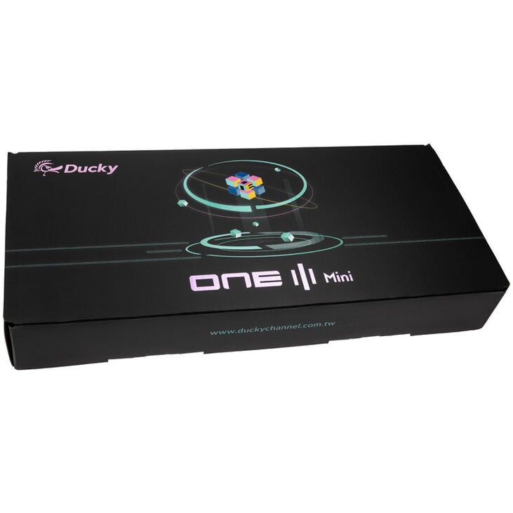 Ducky One 3 Classic Black/White Mini Gaming Tastatur, RGB LED - MX-Black image number 9