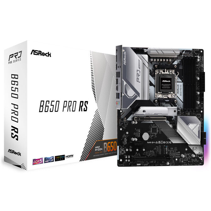 ASRock B650 Pro RS, AMD B650 motherboard - Socket AM5, DDR5 image number 0