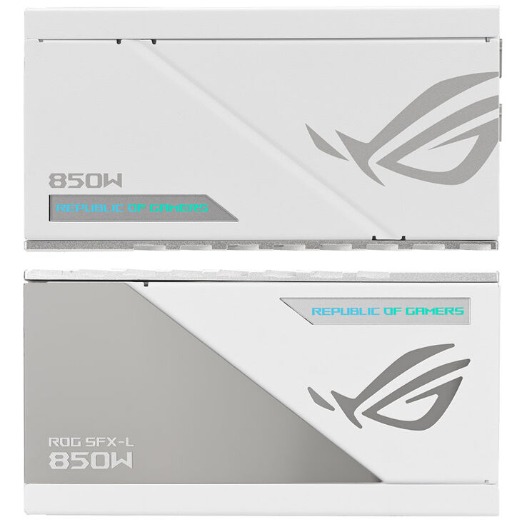 ASUS ROG Loki SFX-L 80 PLUS Platinum power supply, modular - 850 Watt - white image number 7