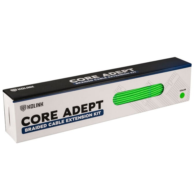 Kolink Core Adept Braided Cable Extension Kit - gr&uuml;n image number 3