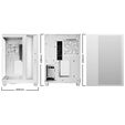 be quiet! Light Base 500 LX PC Case, Mid Tower, ATX, ARGB, Tempered Glass - white image number null