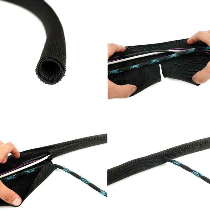 Cable sleeve 2m - black image number 2