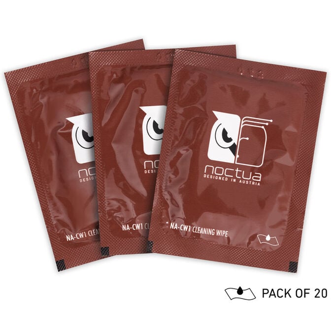 Noctua NA-SCW1 Cleaning Wipes - 20 Pieces image number 0