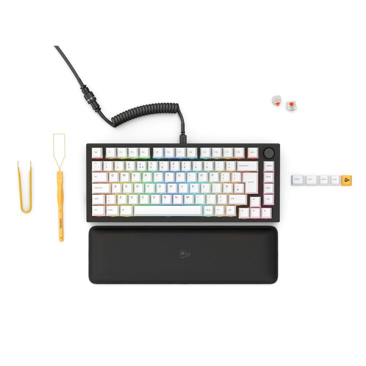 Glorious GMMK Pro Black Slate 75% TKL Tastatur - Pre built, ISO UK-Layout - schwarz image number 0