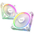 ASUS Prime MR120 ARGB Fan, PWM, Reverse - 120mm, white, pack of 3 image number null