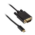 Akasa Typ C Adapter Kabel auf VGA - schwarz image number null