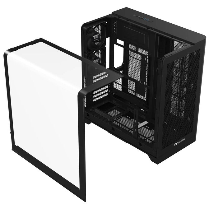 Thermaltake View 390 Air PC Case, Mid Tower, ATX, ARGB, Tempered Glass - Black image number 11