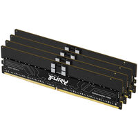 Kingston Fury Renegade Pro DDR5-5600 RAM, CL36, XMP, ECC reg. - 64 GB Quad-Kit, black