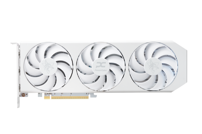 PowerColor Hellhound Spectral White Radeon RX 9060 XT OC Grafikkarte, 16384 MB GDDR6 image number 2