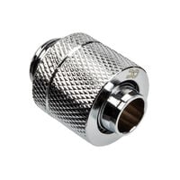 Alphacool HF connection straight G1/4 inch female thread to 13/10mm - chrome silver