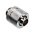Alphacool HF connection straight G1/4 inch female thread to 13/10mm - chrome silver image number null