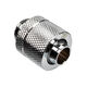 Alphacool HF connection straight G1/4 inch female thread to 13/10mm - chrome silver