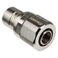 Koolance QD3 Schnellverschluss gerade m&auml;nnlich auf 13/10mm - no-spill, silber image number null