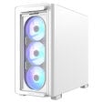 ASUS A23 PLUS PC-Geh&auml;use, Mini-Tower, Micro-ATX, RGB, Tempered Glass - wei&szlig; image number null