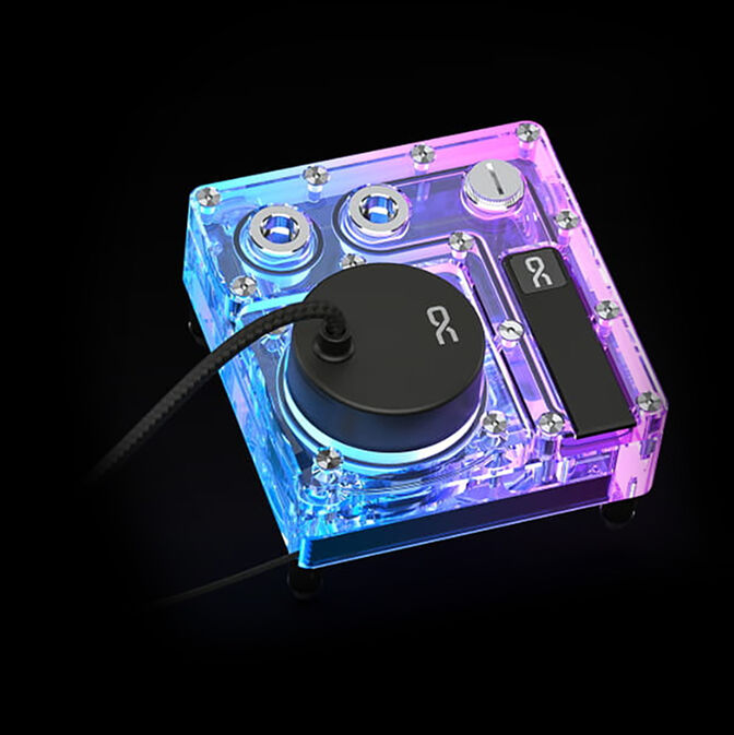 Alphacool Core Reservoir 120mm expansion tank with VPP-Apex pump image number 1