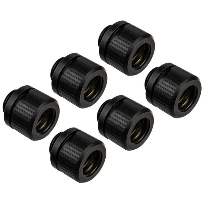 EK Water Blocks EK-Quantum Torque HDC 12 - 6-pack, black image number 0