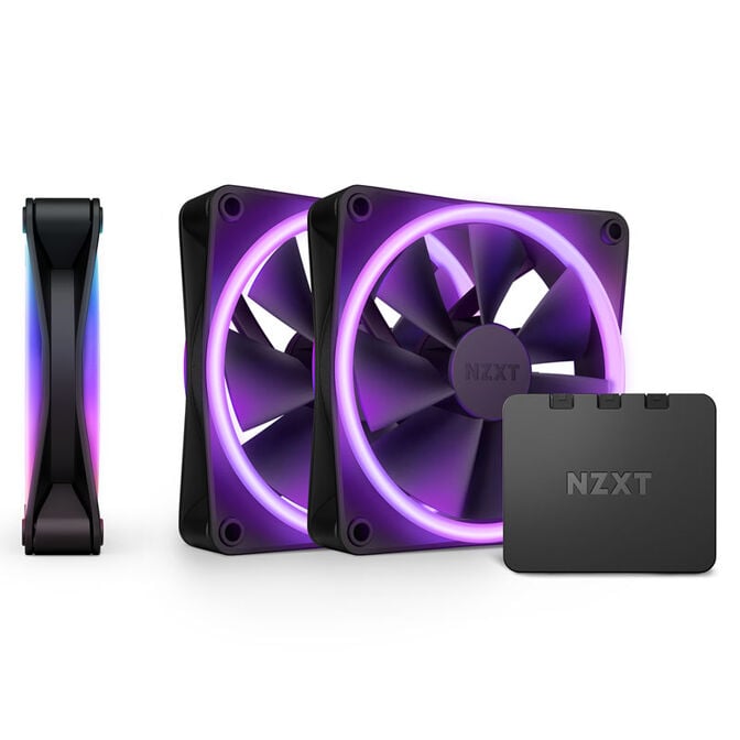 NZXT F120 RGB DUO, PWM, 120mm, 3er Pack - schwarz image number 0