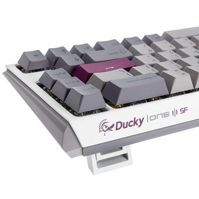 Ducky One 3 Mist Grey SF Gaming Tastatur, RGB LED - MX-Blue (US) image number 5