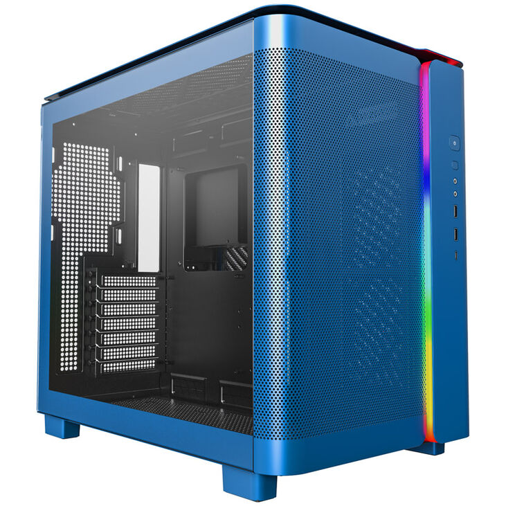 Montech KING 95 Mid Tower, Tempered Glass, ARGB - Berlin Blue image number 8