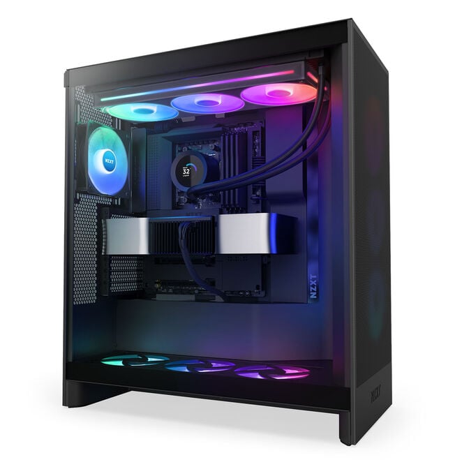 NZXT Kraken Plus 360 RGB AiO Water Cooling - 360mm, black image number 9