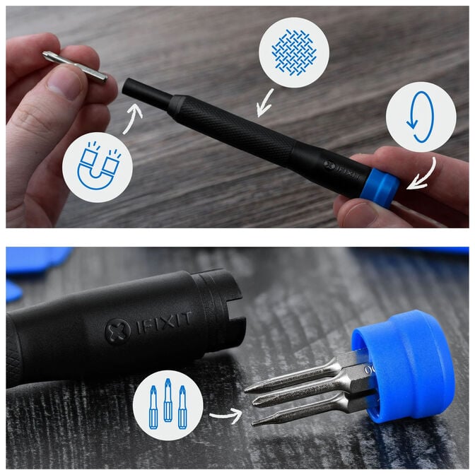 iFixit Pro Tech GO Toolkit Repair Set, 32 Bits - black image number 4