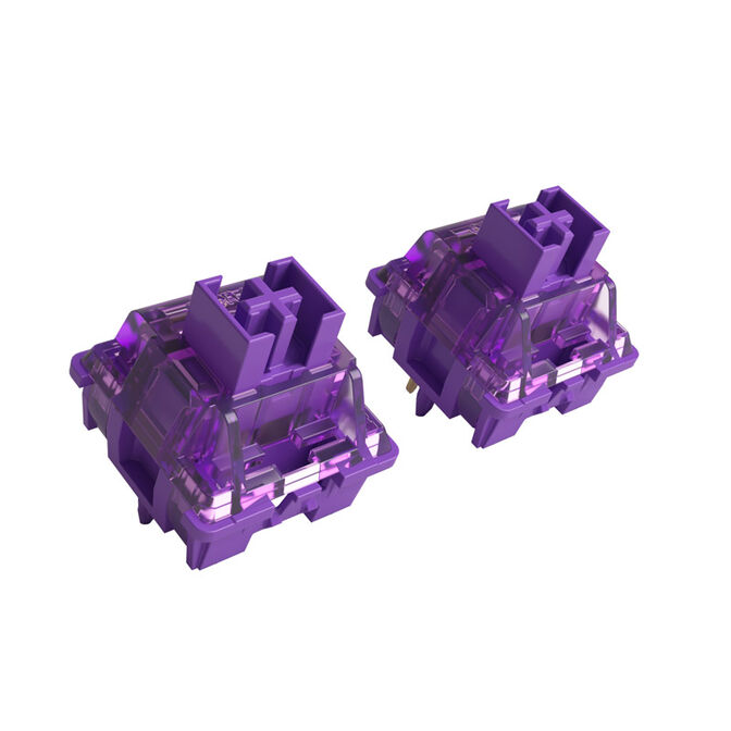 AKKO V3 Pro Lavender Purple Switch, mechanisch, 5-Pin, taktil, MX-Stem, 40g - 45 St&uuml;ck image number 2