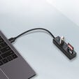 AXAGON HMA-CR3A Multiport-Hub, USB 3.0 Typ A, 3x USB-A, SD, microSD image number null