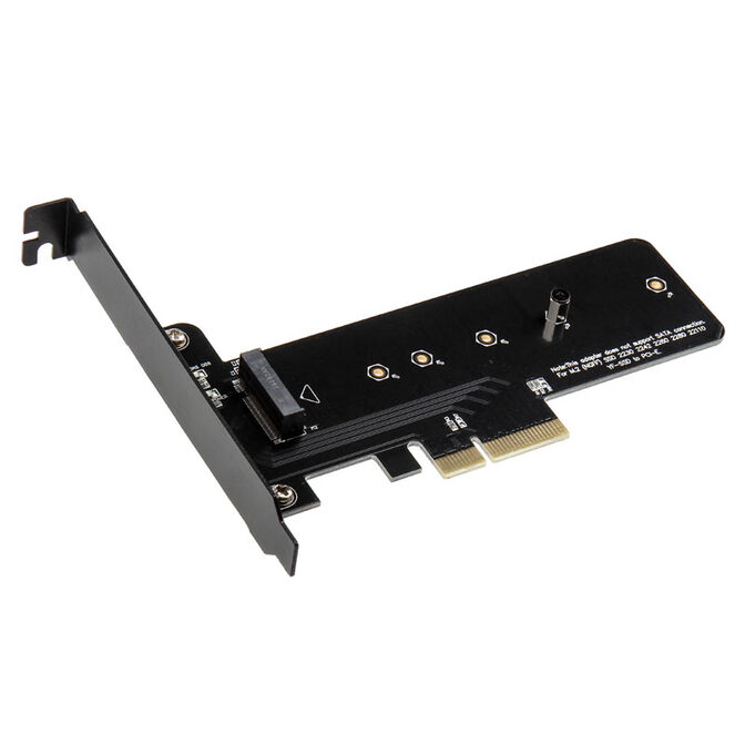 Akasa M.2 X4 PCI-E Adapter Card - black PCB image number 0