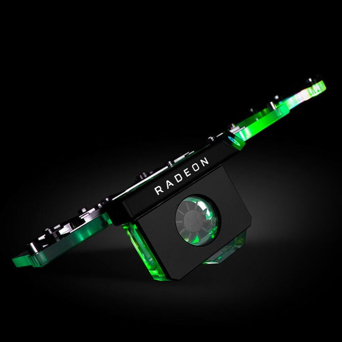 EK Water Blocks EK-Quantum Scalar Flowmeter Bottom-To-Top D-RGB - Black image number 5