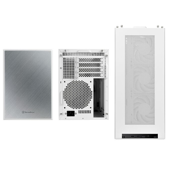 SilverStone SST-SG17W Micro-ATX / Mini ITX Geh&auml;use - wei&szlig; image number 2