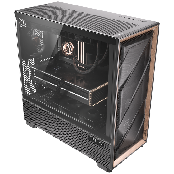 Antec Flux Pro PC case, full tower, E-ATX, tempered glass – black image number 18