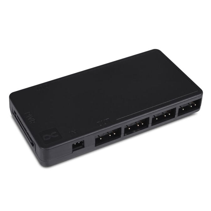 Alphacool Core 11x 3-Pin DRGB Splitter - black image number 0