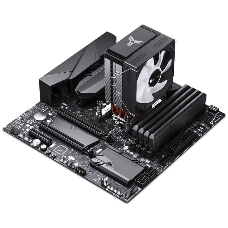 Jonsbo CR-1300 EVO CPU-Kühler, 90 mm - schwarz, RGB image number 11