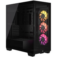 Corsair 3500X Midi-Tower, A-RGB - Schwarz, mit iCUE LINK Lüfter