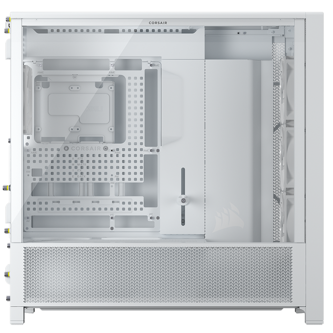Corsair Frame 5000D PC Case, Mid-Tower, E-ATX, Tempered Glass - White image number 3
