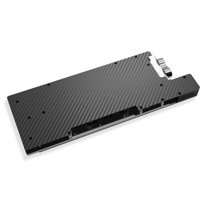 Alphacool ES 1-Slot GPU Water Cooler for Nvidia H200 141GB, 2x G1/4" - Black/Carbon image number 2