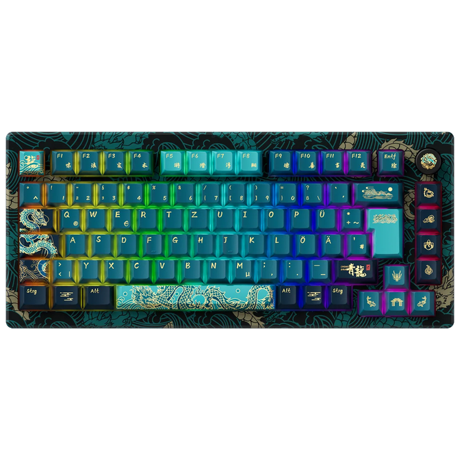 AKKO MOD 007B V3 HE "Year of the Dragon" Gaming Tastatur, RGB - Astrolink Switch, ISO-DE/UK image number 0