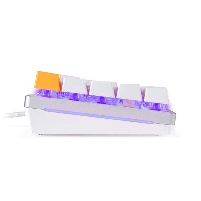 Glorious GMMK 2 Compact Tastatur - Fox Switches, US-Layout, wei&szlig; image number 2