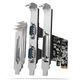 AXAGON PCEA-PSN PCIe adapter with 1x parallel + 2x serial ports - ASIX AX99100 chipset