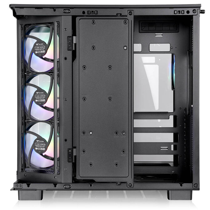 Thermaltake View 380 XL TG ARGB PC Case, Mid-Tower, ATX, ARGB, Tempered Glass - Black image number 11
