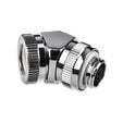PHANTEKS Glacier Rotary Anschluss 45 Grad G1/4 Zoll AG auf 12mm AD Hardtube - drehbar, chrome silber image number null