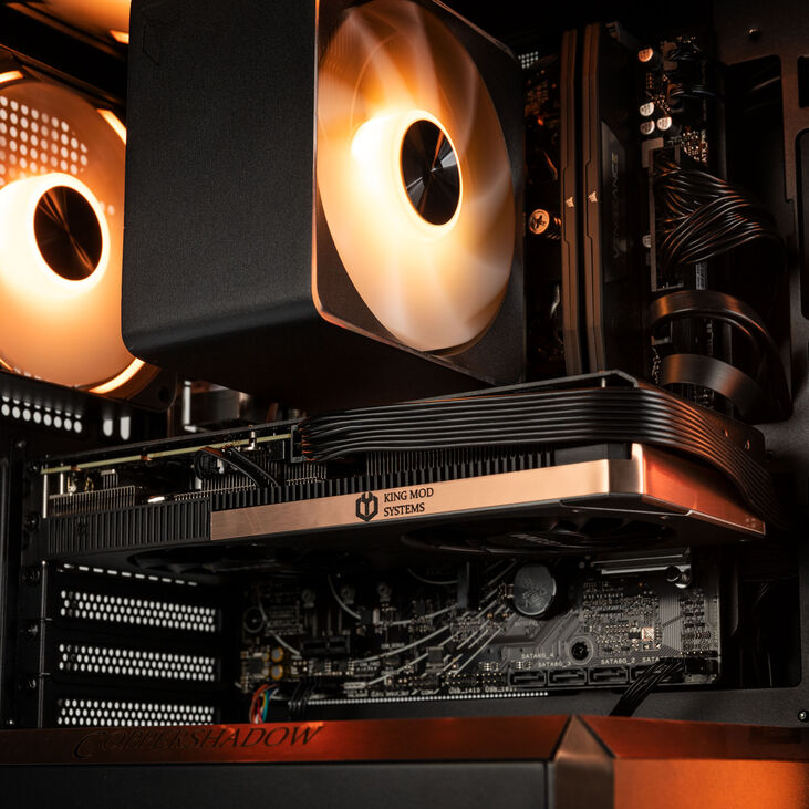 Gaming-PC CopperShadow, AMD Ryzen 5 7600X, NVIDIA GeForce RTX 4060 Ti image number 6