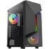 Aerocool Scape-G-BK-v2 Mid Tower, Tempered Glass, FRGB - Black image number null