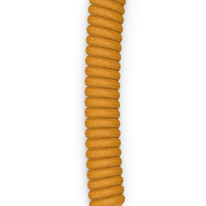 Glorious GMMK Coiled Cable Glorious Gold, Spiralkabel, USB-C/USB-A - gold/schwarz image number 4
