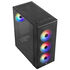 Aerocool Designer-G-BK-v2 PC-Gehäuse, Midi-Tower, ATX, ARGB, Tempered Glass - schwarz image number null