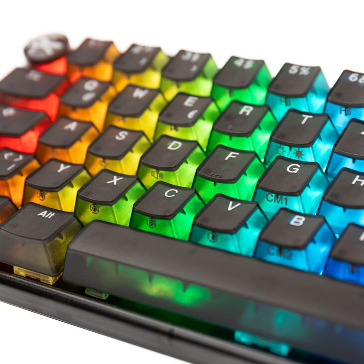 Ducky One 3 Aura Black Mini Gaming Tastatur, RGB LED - MX-Blue image number 5