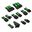 Kolink Core Pro Braided Cable Extension Kit 12V-2x6 Typ 2 - Venom Green image number null
