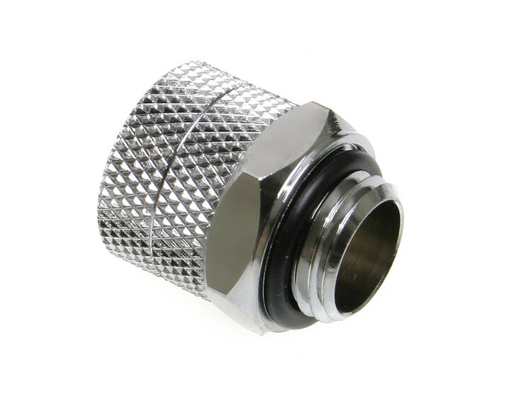 Bitspower Anschluss gerade G1/4 Zoll AG auf 10/8mm -  II, silber glänzend image number 1