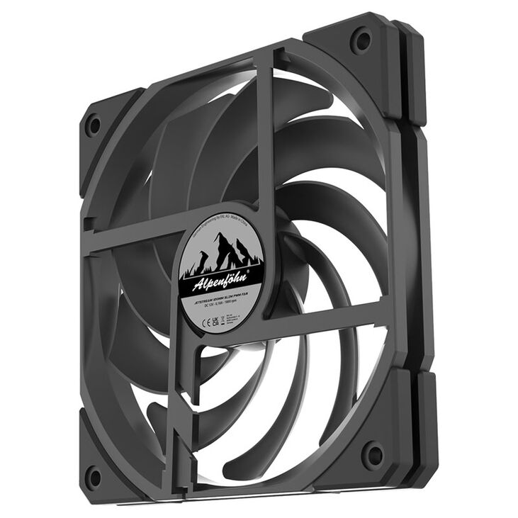 Alpenföhn 120 Jetstream Slim PWM Fan - black image number 6